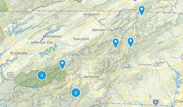trails we're hiking Map