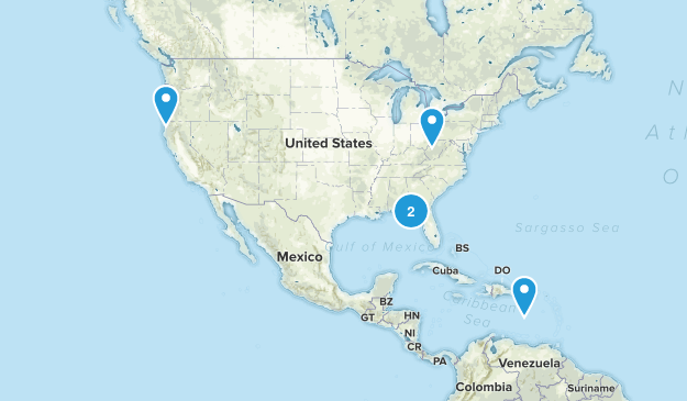 hiking trails Map