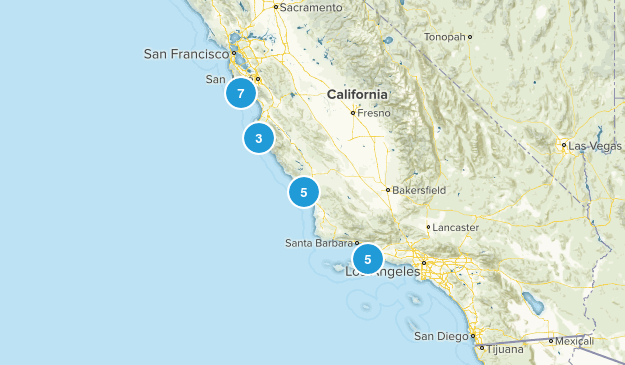 California central coast Map