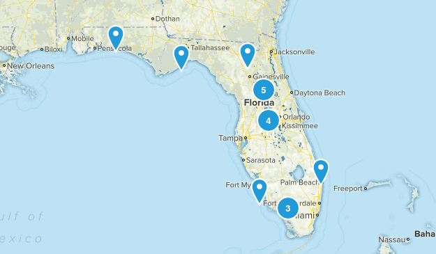 Florida trails Map