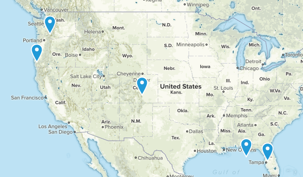 Hiking trails Map