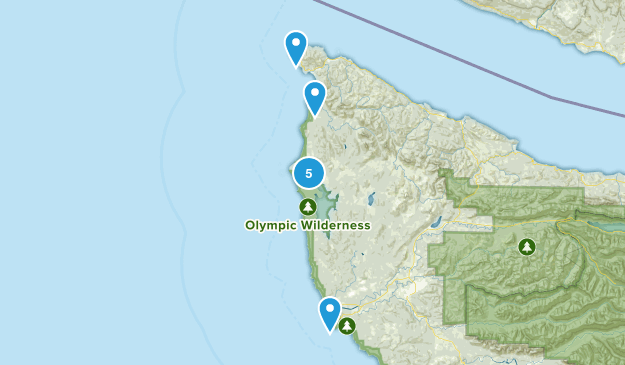 Olympic Coast Map