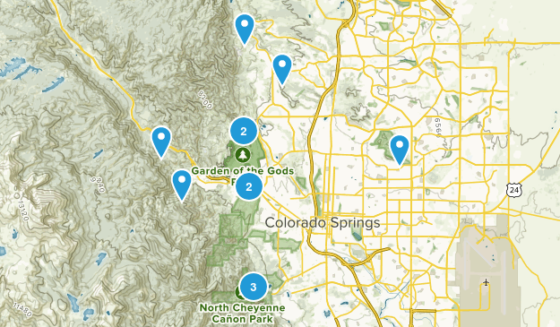 Colorado Springs Map