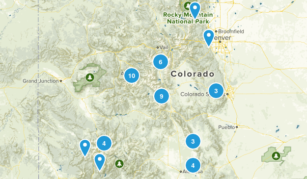 Fourteeners to do Map