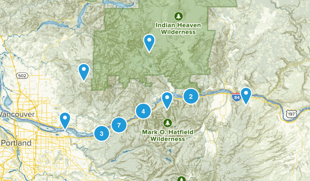 Columbia River Gorge Map