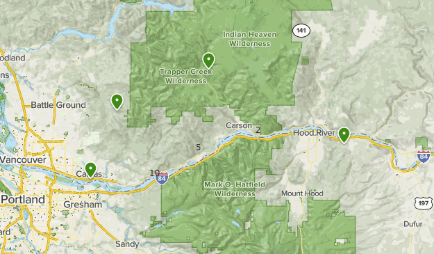 Columbia River Gorge Map Columbia River Gorge | List | Alltrails