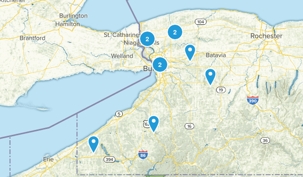 NY Trails Map