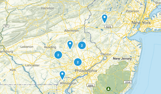 Trails to hike Map