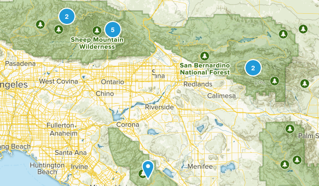 Hard Hikes Map