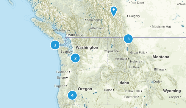 Best Northwest Hikes Map