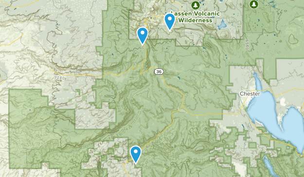 near red bluff Map