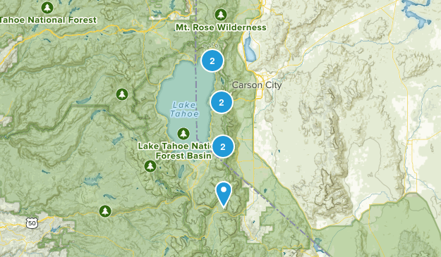 Tahoe Rim Map