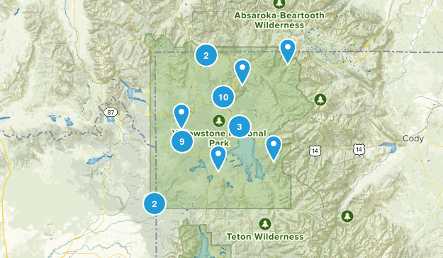 Yellowstone National Park Map