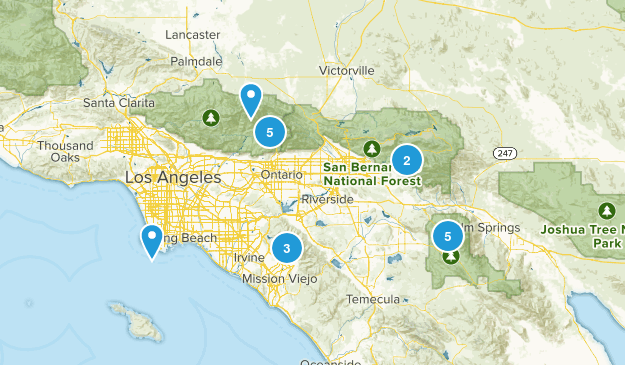 Day hikes Map