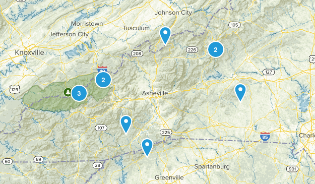 long hikes Map