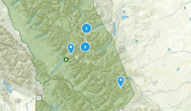 Glacier NP Map