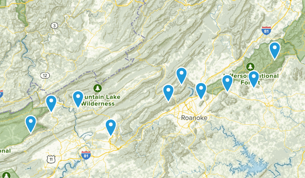 ~1 hour drive Map