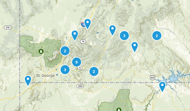 SW Utah Map