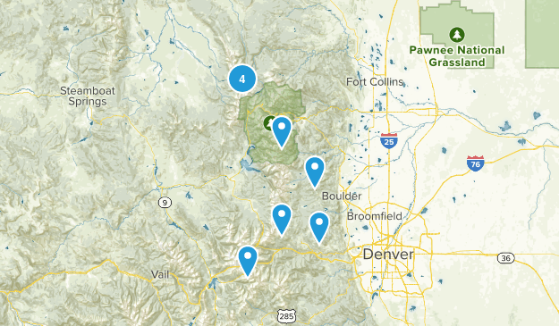 Snowshoeing Map