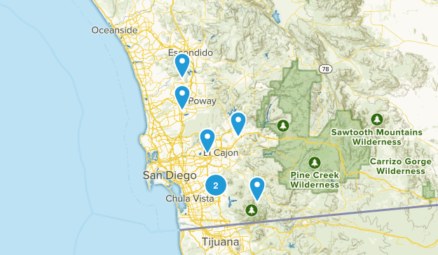 future hikes with dogs Map