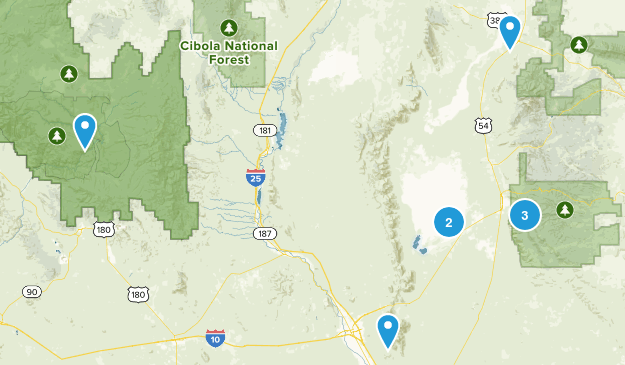 New Mexico Hikes 2013 Map