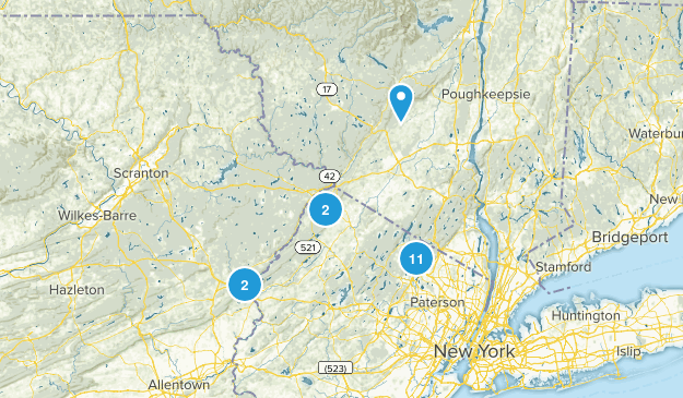 hiking list Map