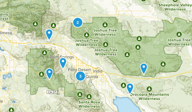 PalmSpringsHikes Map