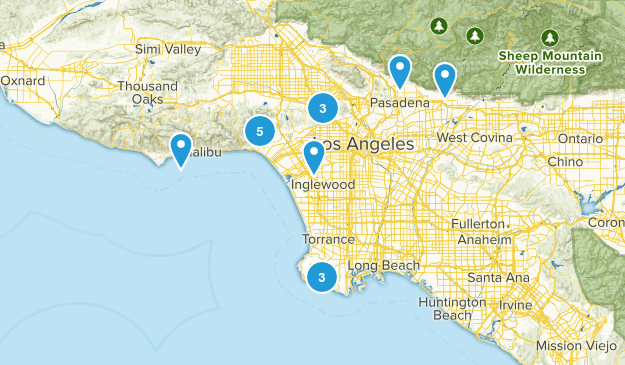 Wanted Hikes Map