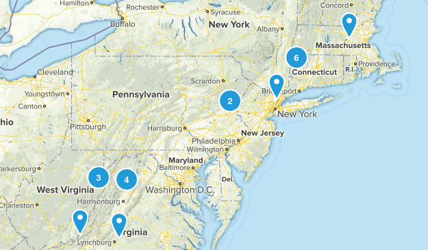 places to camp Map