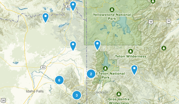 Idaho trails wish list Map