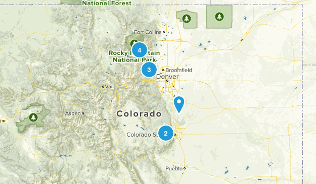 CO Dayhikes Map