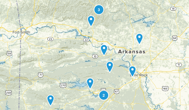 short drive hikes Map