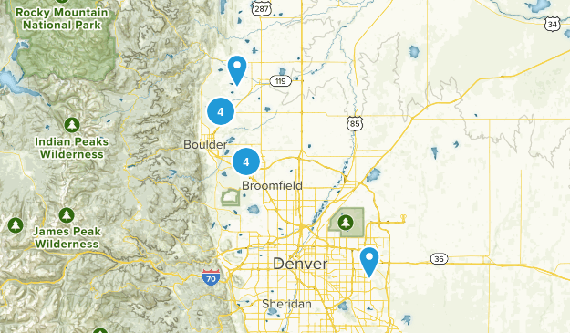 Wish list Easy 0-3 miles Map