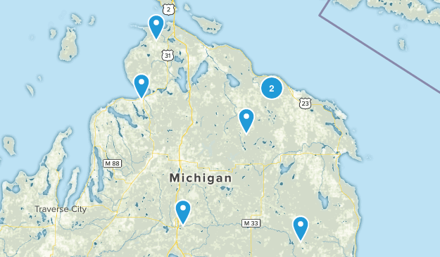 Tip of the Mitt Map