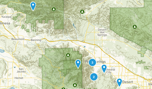 Palm Springs Map
