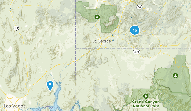 Zions National Park Map