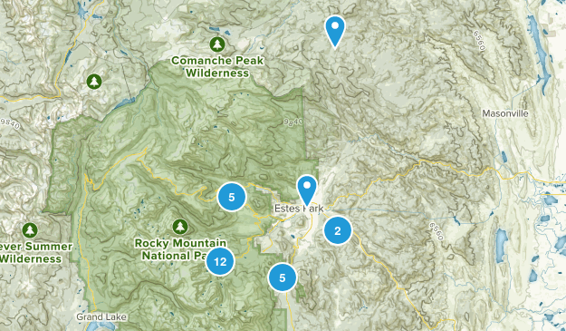 RMNP Area Map