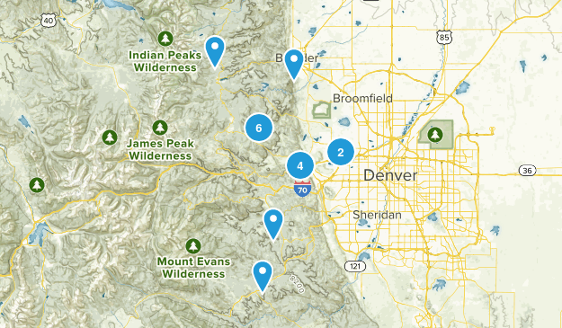 Close to Denver Map