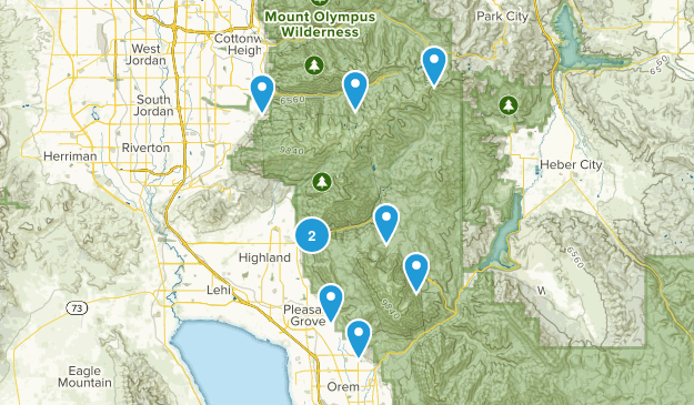 Hikes for Summer Map