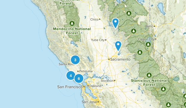 north of SF Map