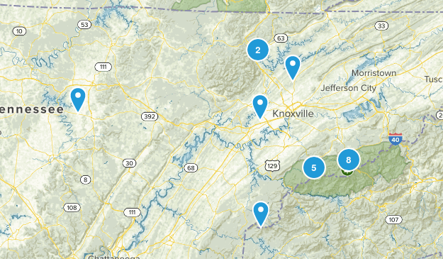East Tennessee Map