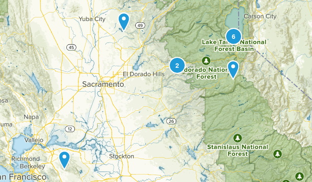 Sacramento area Map