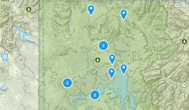 Yellowstone-Medium-5mi Map