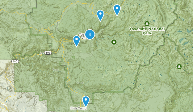 Yosemite Map