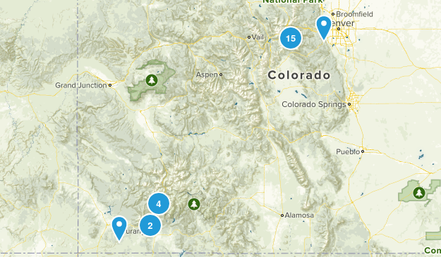 Colorado Hiking Map