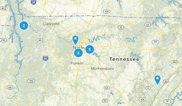 60 Hikes within 60 Miles Wishlist Map