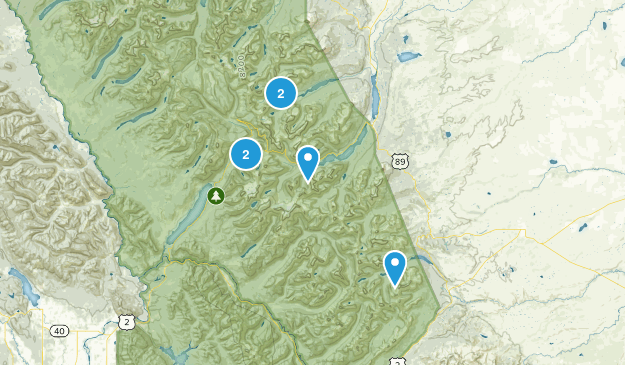 Glacier National Park Map