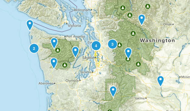 easy trails Map