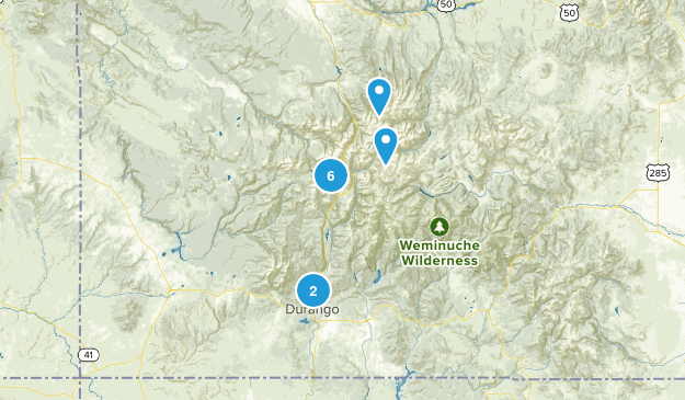Durango trails Map