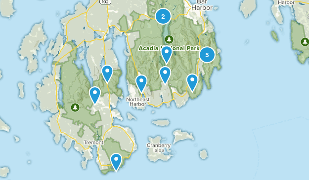acadia Map